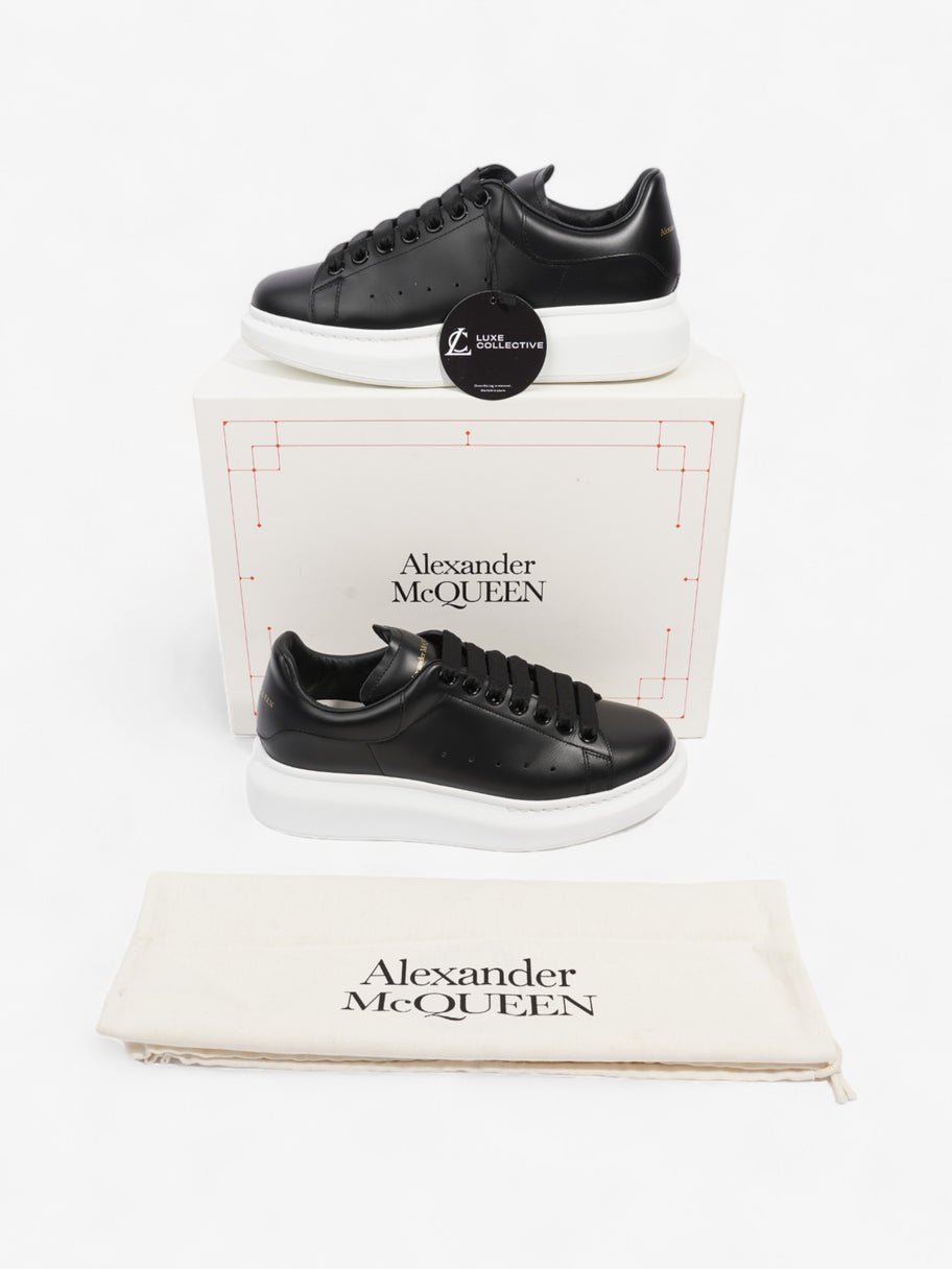 Alexander McQueen Oversized Sneakers Black Leather EU 38.5 UK 5.5 Image 10