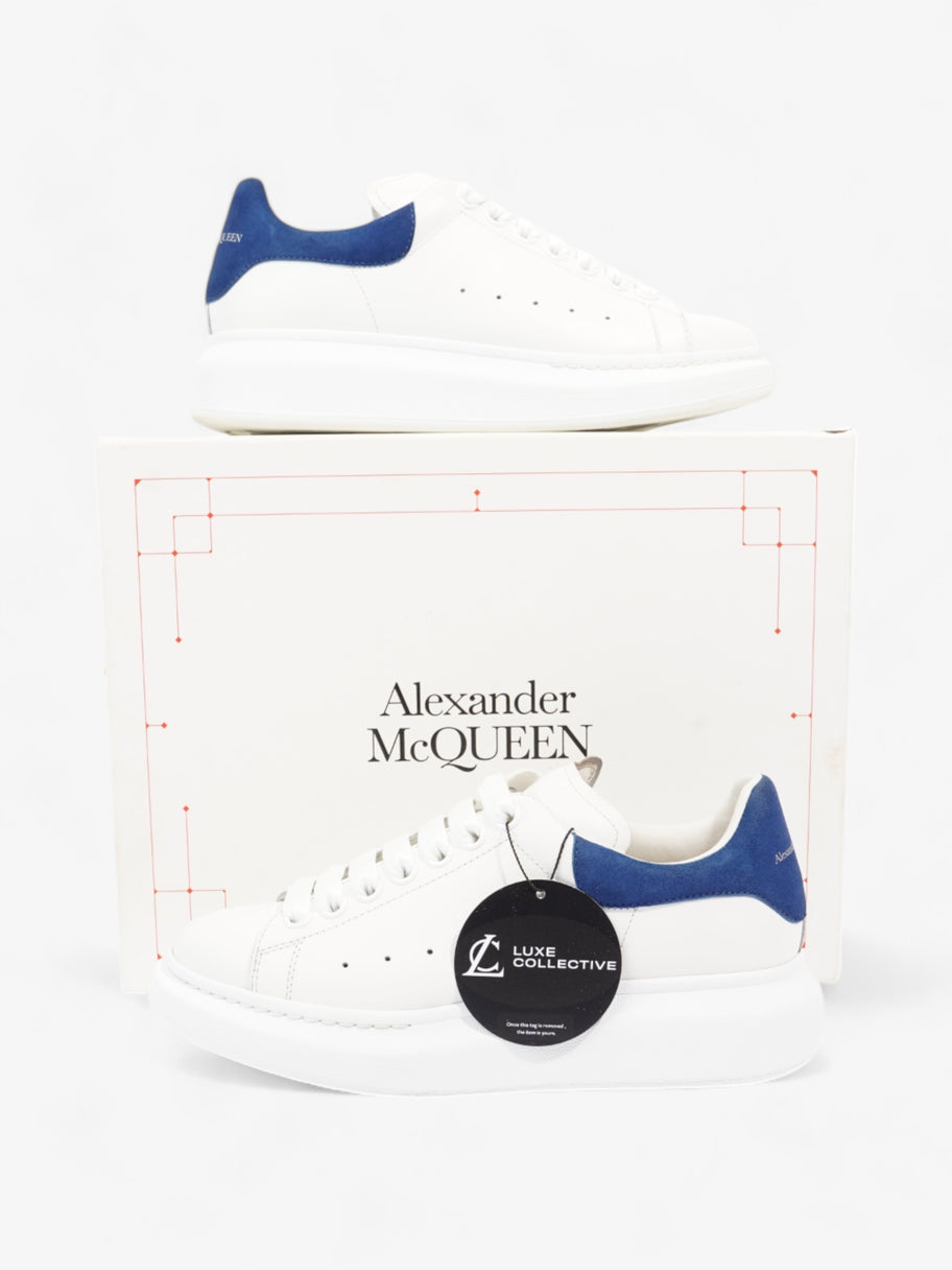 Alexander McQueen Oversized Sneakers White  / Blue Tab Leather EU 37 UK 4 Image 10