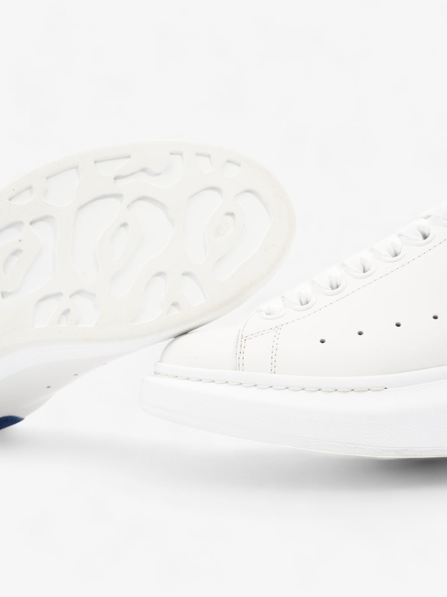 Alexander McQueen Oversized Sneakers White  / Blue Tab Leather EU 37 UK 4 Image 9