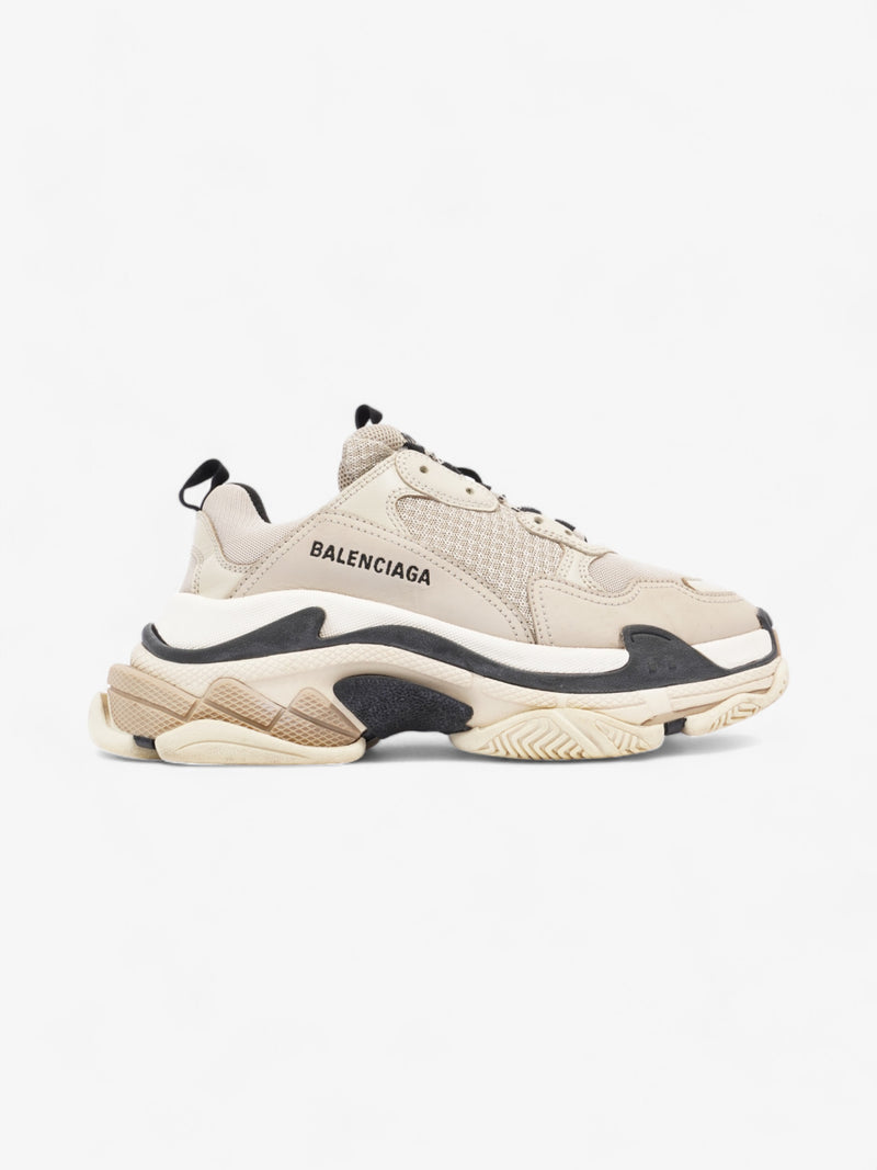  Balenciaga Triple S Beige / Black / White Mesh EU 39 UK 6