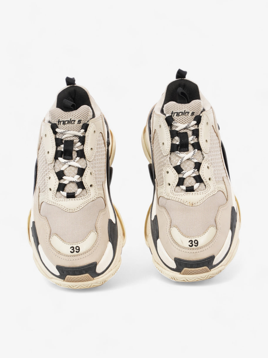 Balenciaga Triple S Beige / Black / White Mesh EU 39 UK 6 Image 8