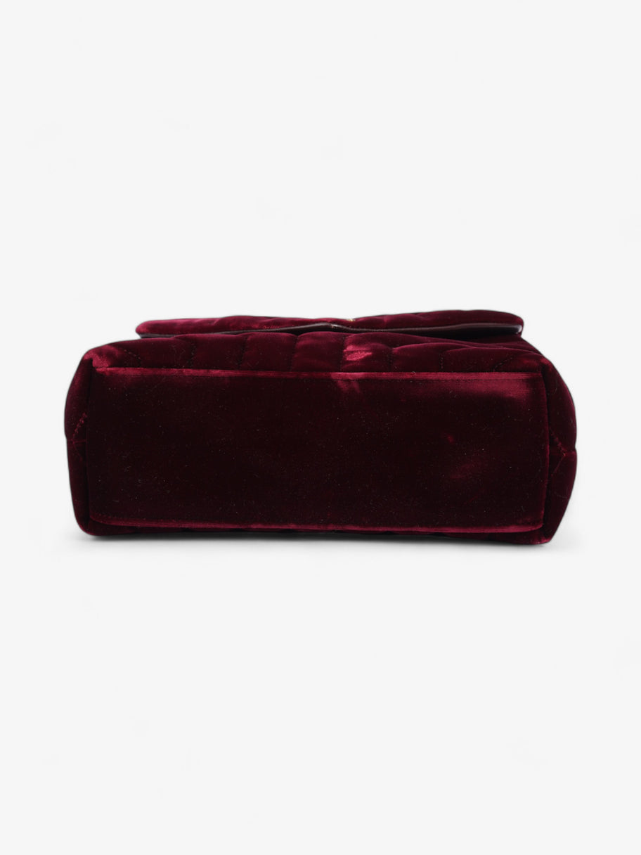 Saint Laurent Lou Lou Burgundy Velvet Small Image 6