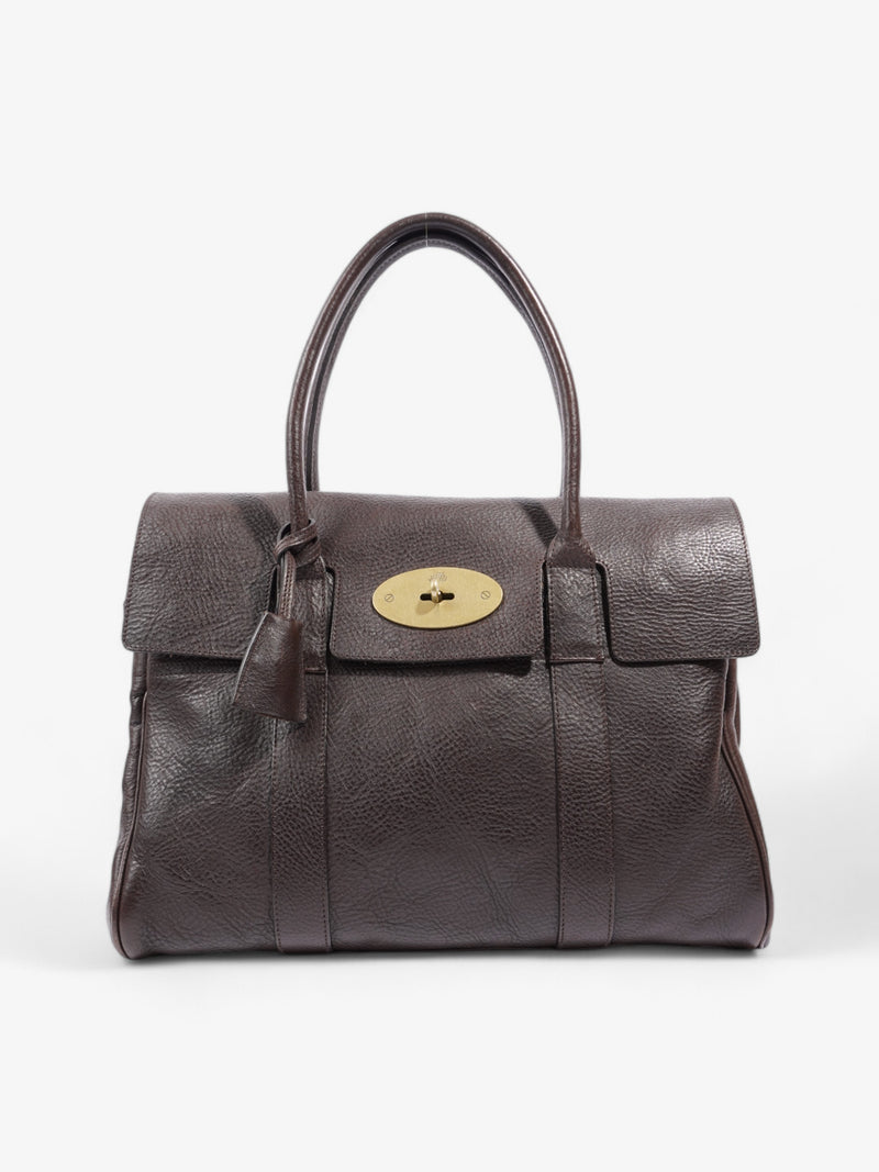  Mulberry Bayswater Chocolate Brown Grained Leather