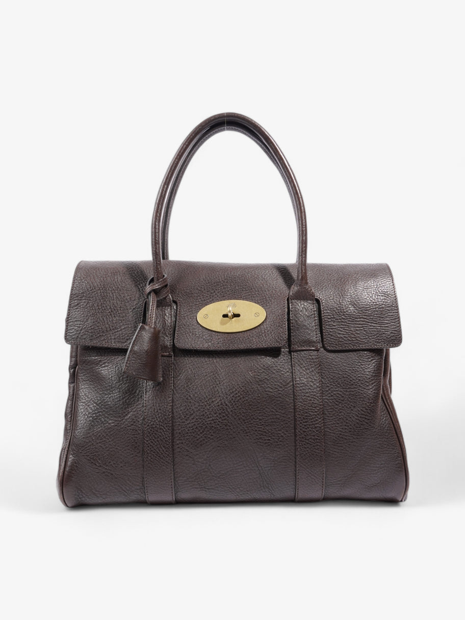 Mulberry Bayswater Chocolate Brown Grained Leather Image 1