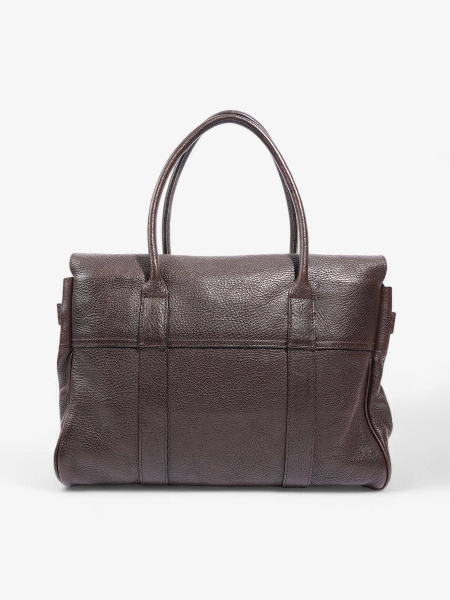 Mulberry Bayswater Chocolate Brown Grained Leather Image 4