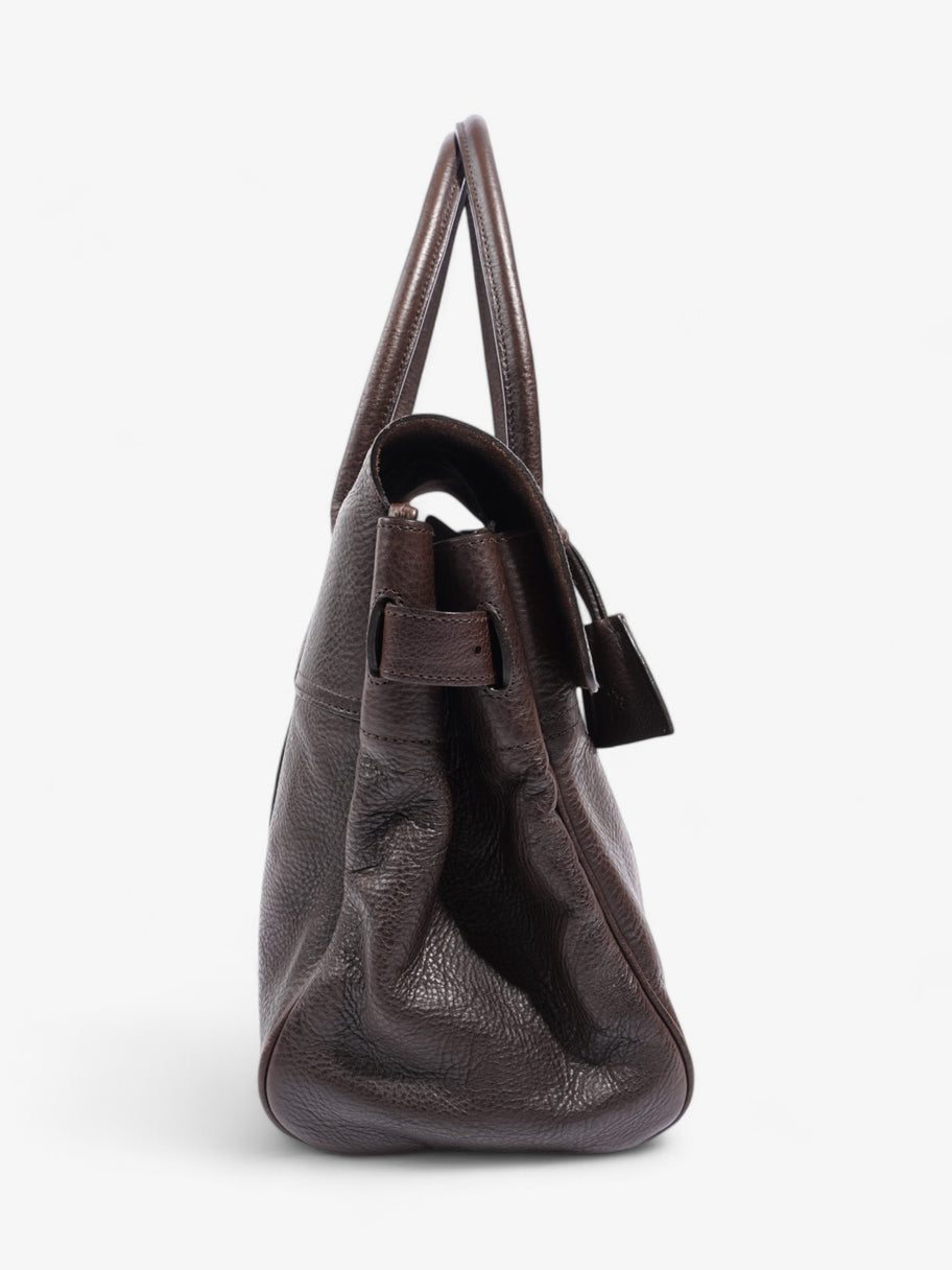 Mulberry Bayswater Chocolate Brown Grained Leather Image 5