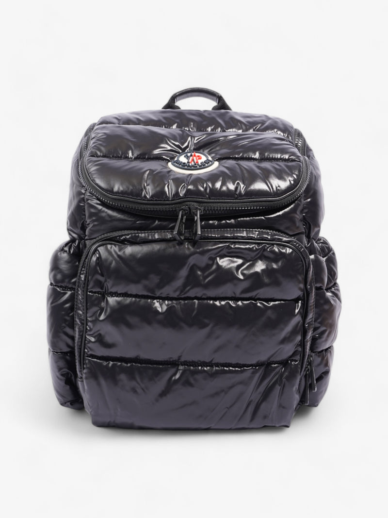  Moncler Mommy Backpack Black / White / Red Polyamide