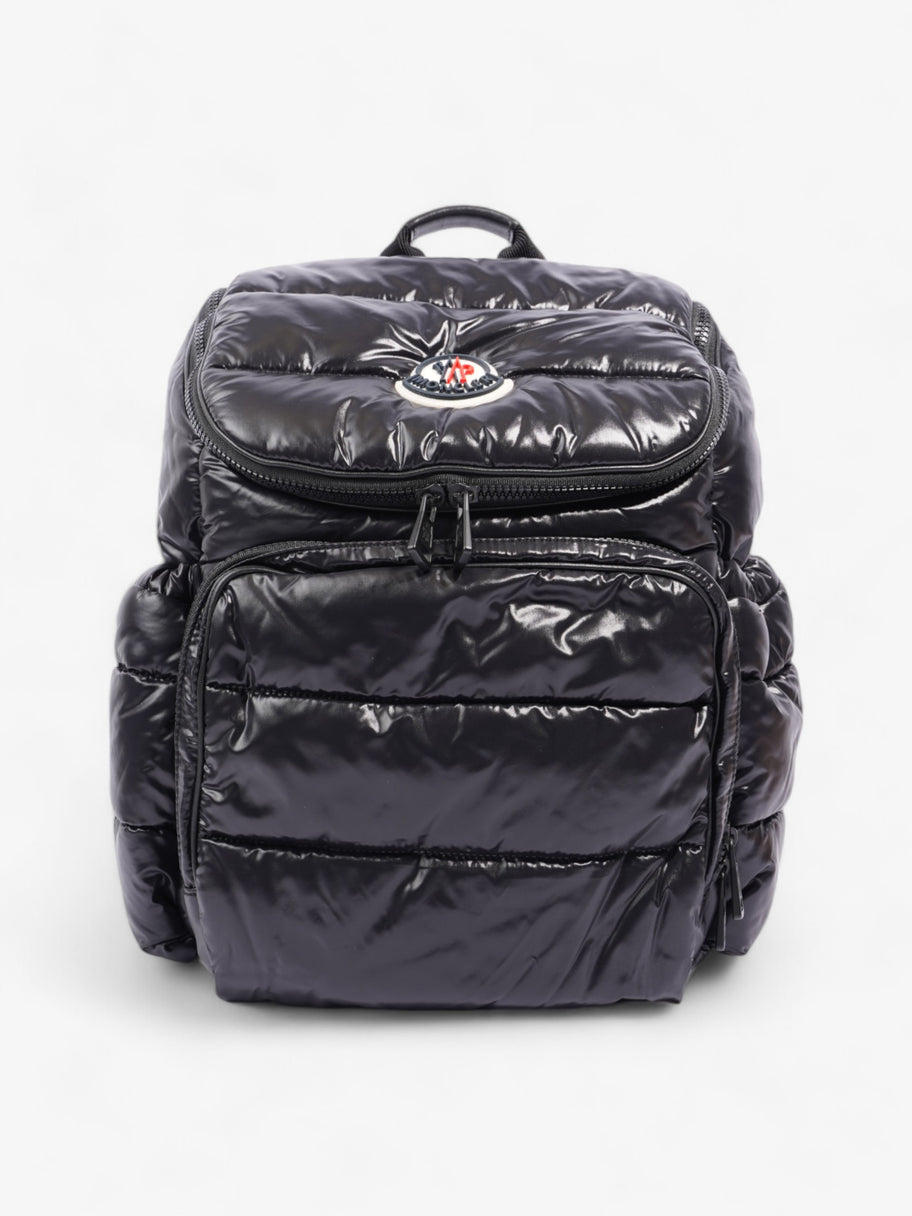 Moncler Mommy Backpack Black / White / Red Polyamide Image 1