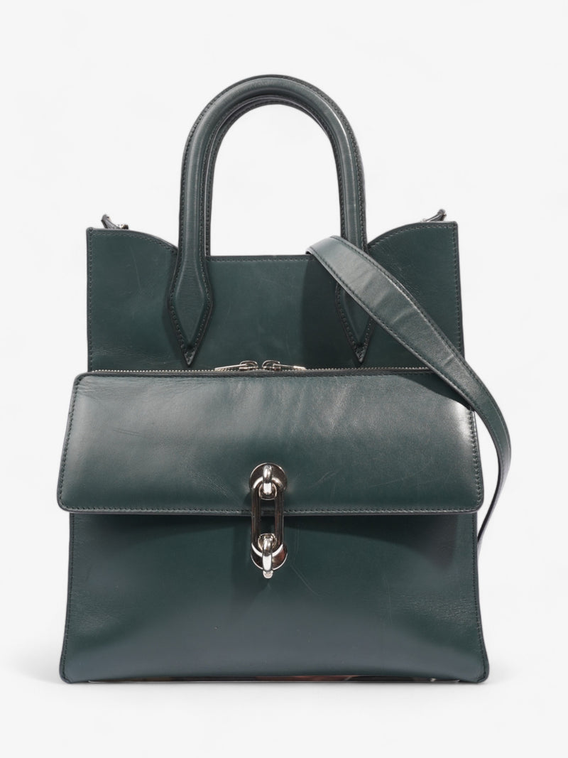  Balenciaga Maillon Dark Green Calfskin Leather