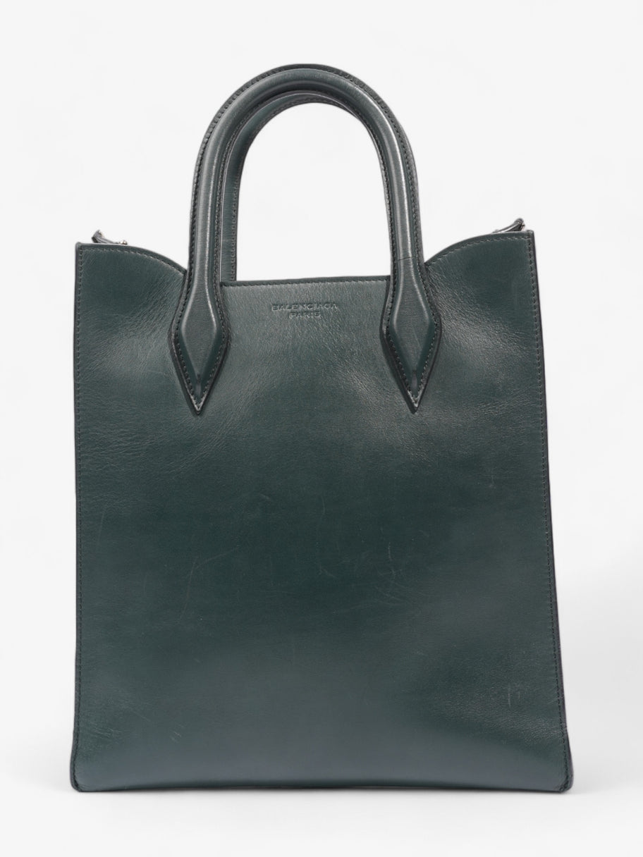 Balenciaga Maillon Dark Green Calfskin Leather Image 4