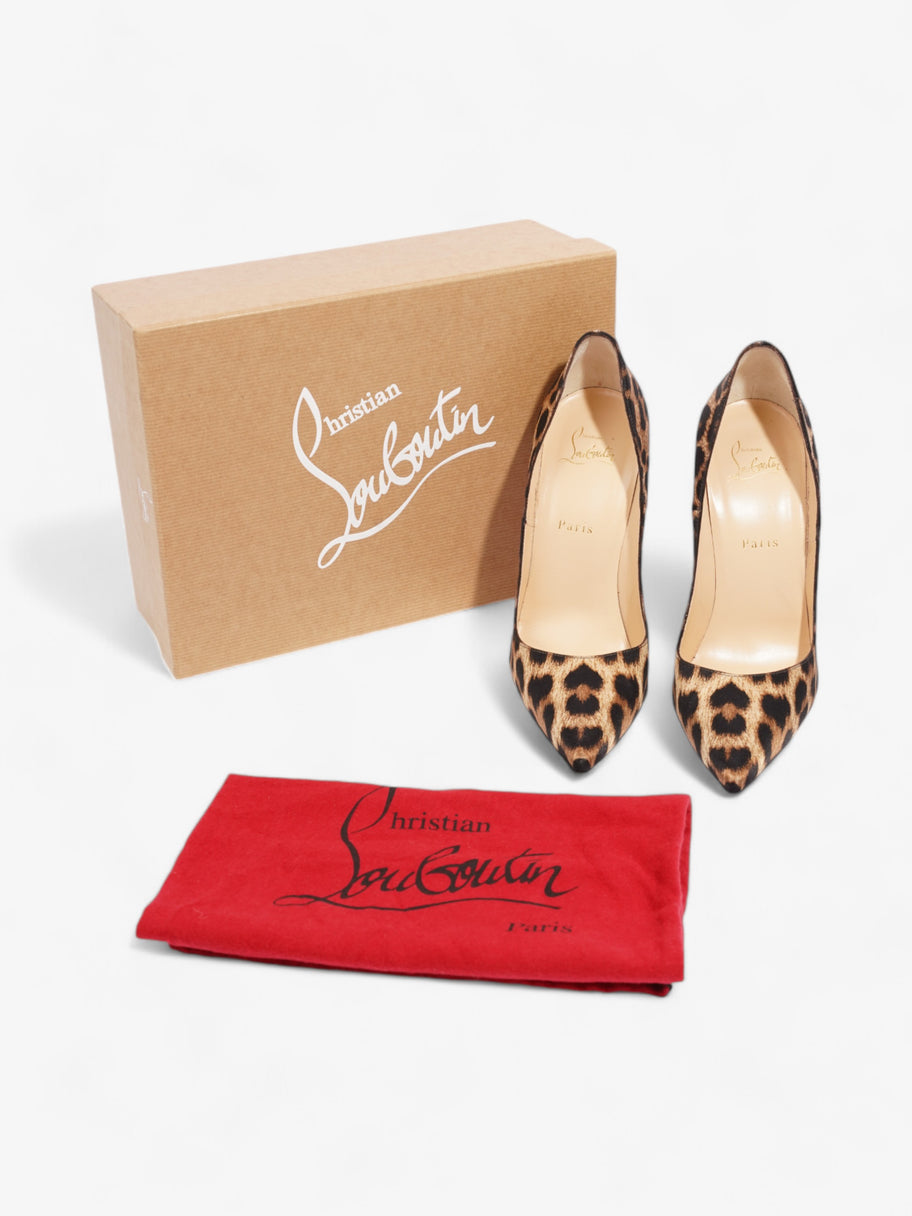 Christian Louboutin So Kate 120mm Leopard Print Satin EU 40 UK 7 Image 10