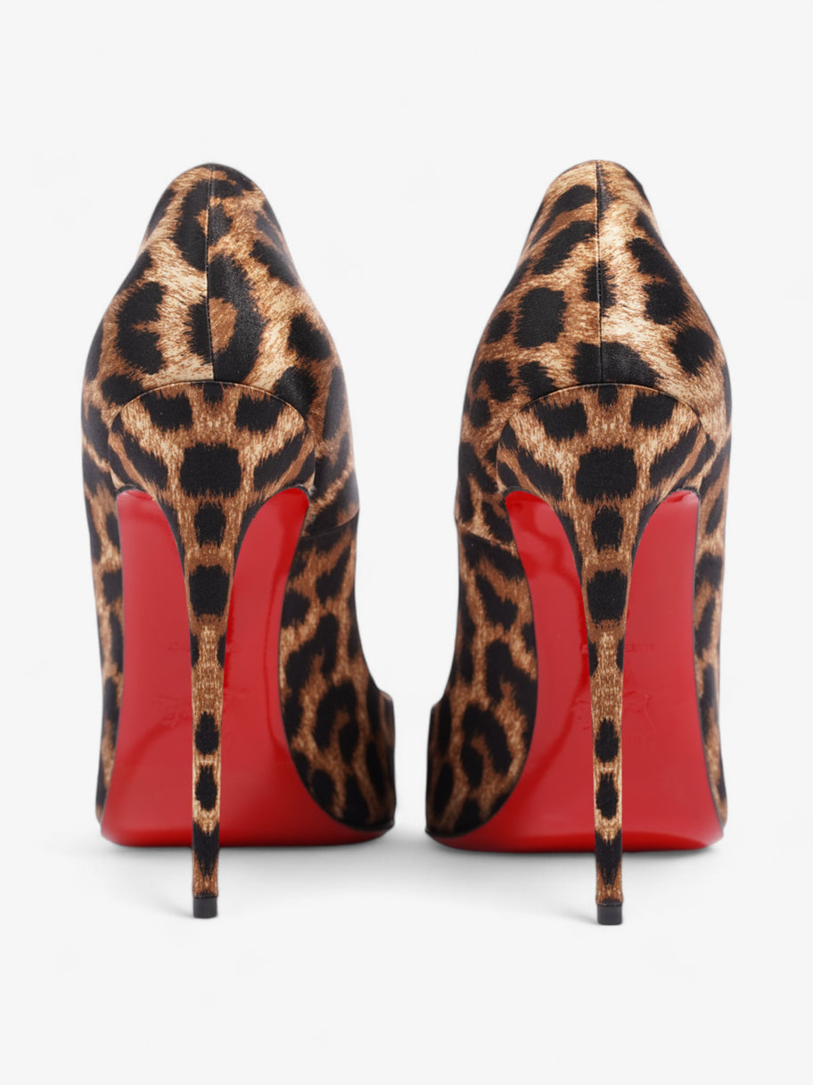 Christian Louboutin So Kate 120mm Leopard Print Satin EU 40 UK 7 Image 6