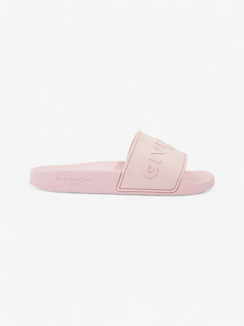  Givenchy Logo Slider Pink Rubber EU 37 UK 4