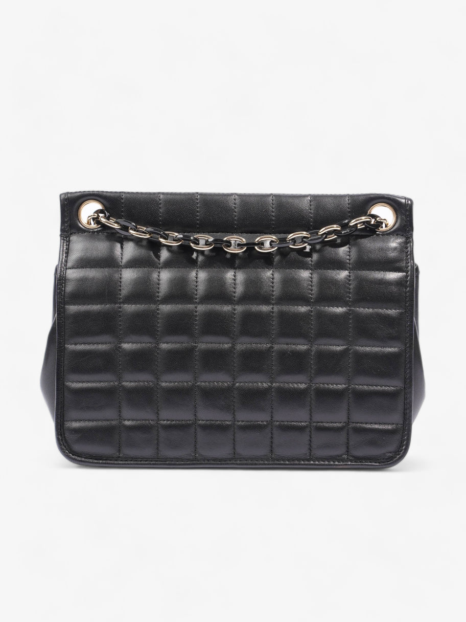 Chanel Chain Flap Black Leather Image 5