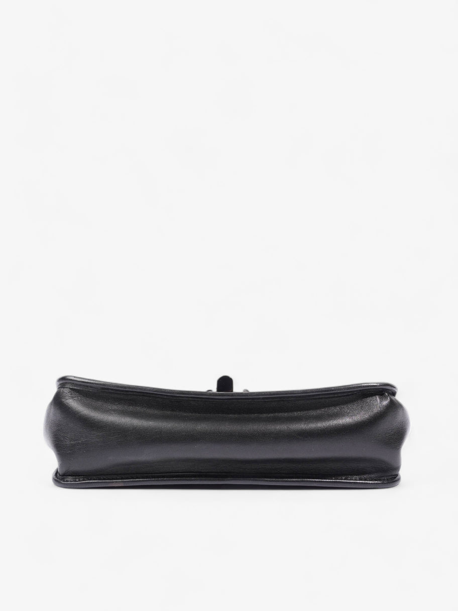 Chanel Chain Flap Black Leather Image 7