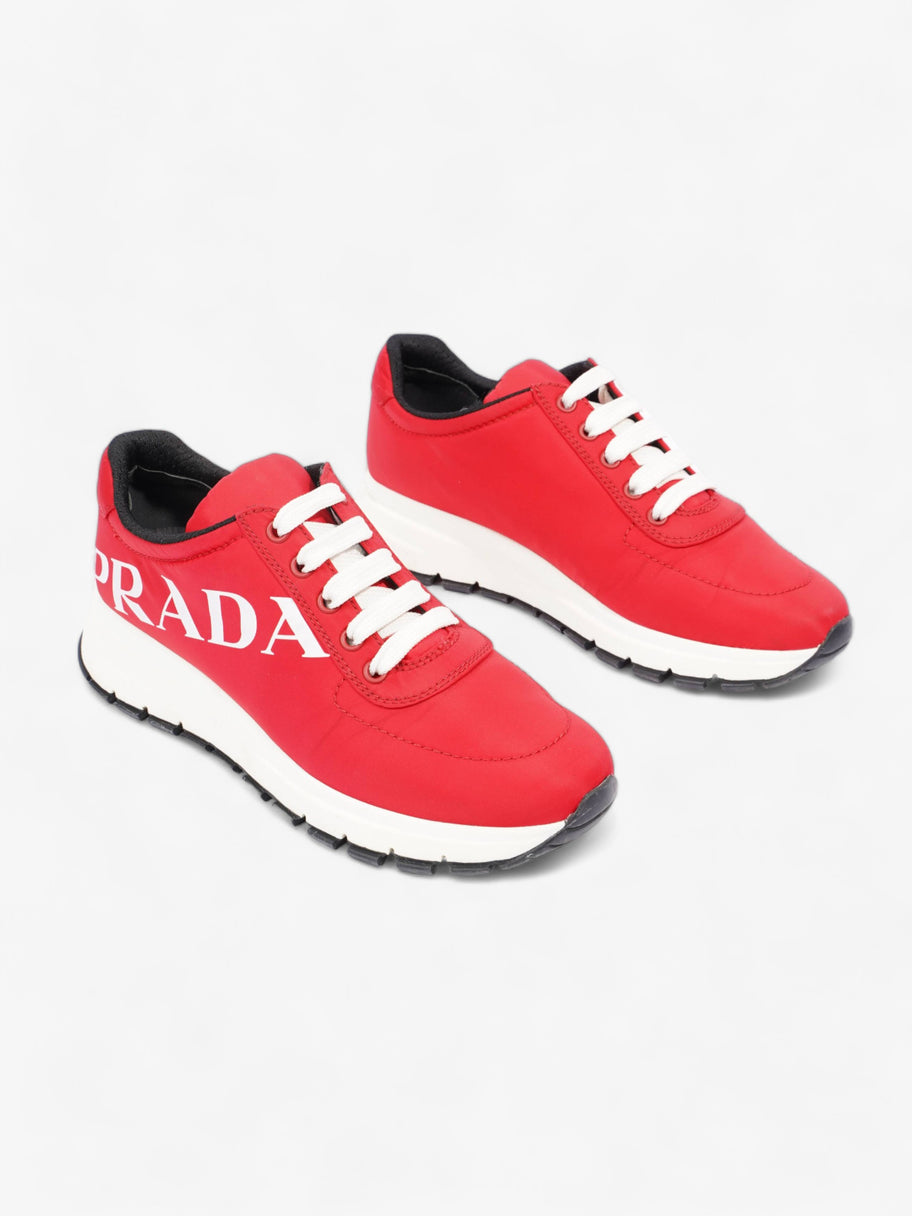 Low Top Sneaker Red / White Re Nylon EU 37.5 UK 4.5 Image 2