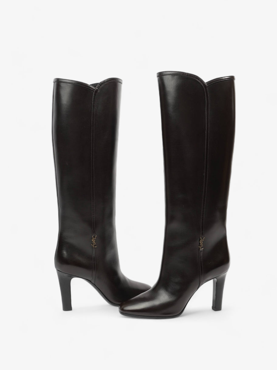 Saint Laurent Boots 110 Black Leather EU 38.5 UK 5.5 Image 8