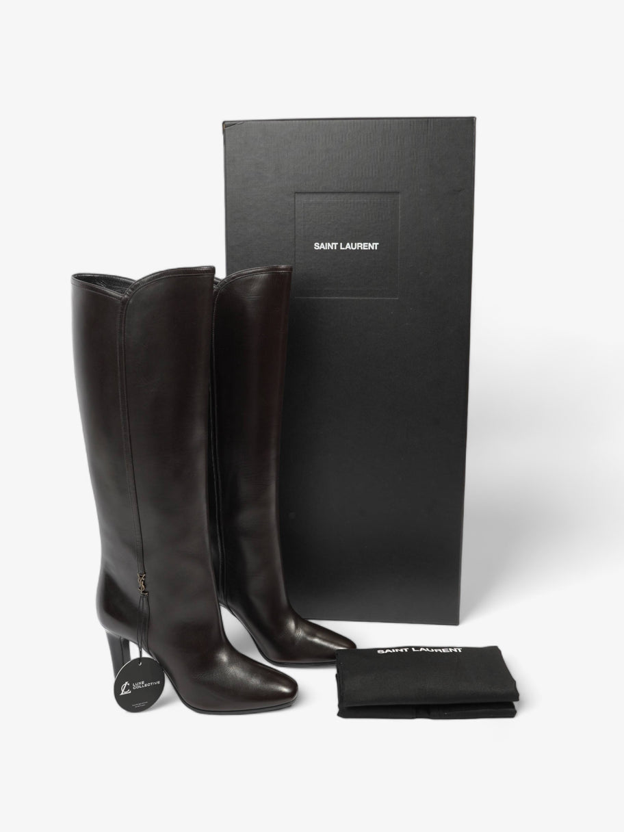 Saint Laurent Boots 110 Black Leather EU 38.5 UK 5.5 Image 9