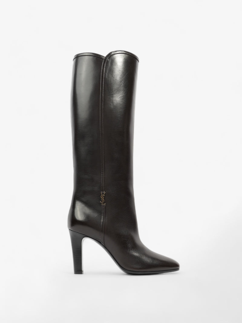  Saint Laurent Boots 110 Black Leather EU 38.5 UK 5.5