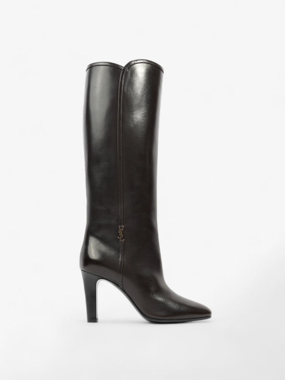 Saint Laurent Boots 110 Black Leather EU 38.5 UK 5.5 Image 1