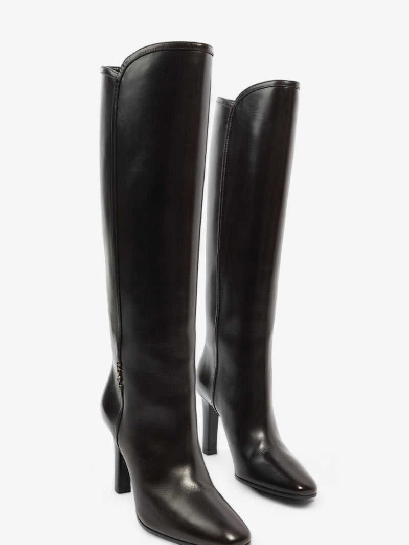  Saint Laurent Boots 110 Black Leather EU 38.5 UK 5.5