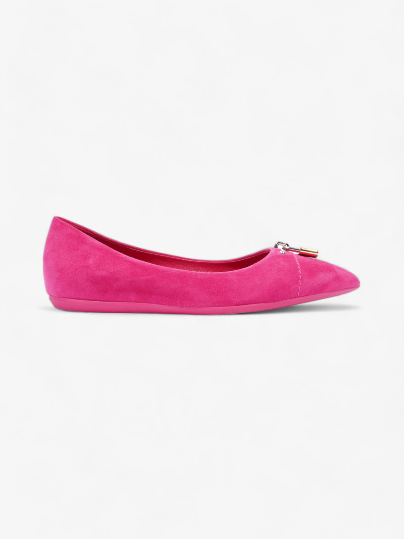  Louis Vuitton Ballet Flat Pink Velvet EU 35.5 UK 2.5