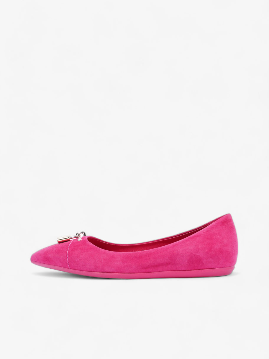 Louis Vuitton Ballet Flat Pink Velvet EU 35.5 UK 2.5 Image 5