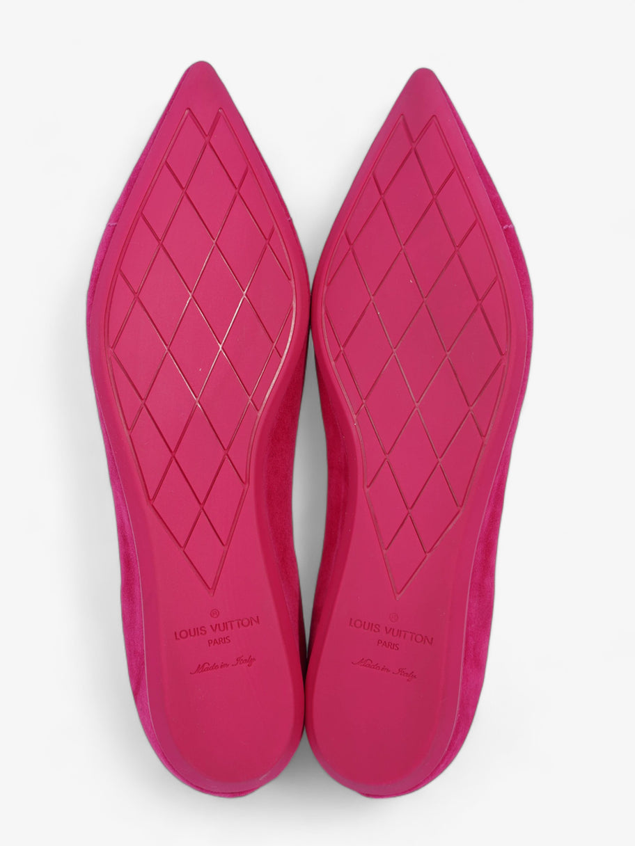 Louis Vuitton Ballet Flat Pink Velvet EU 35.5 UK 2.5 Image 7