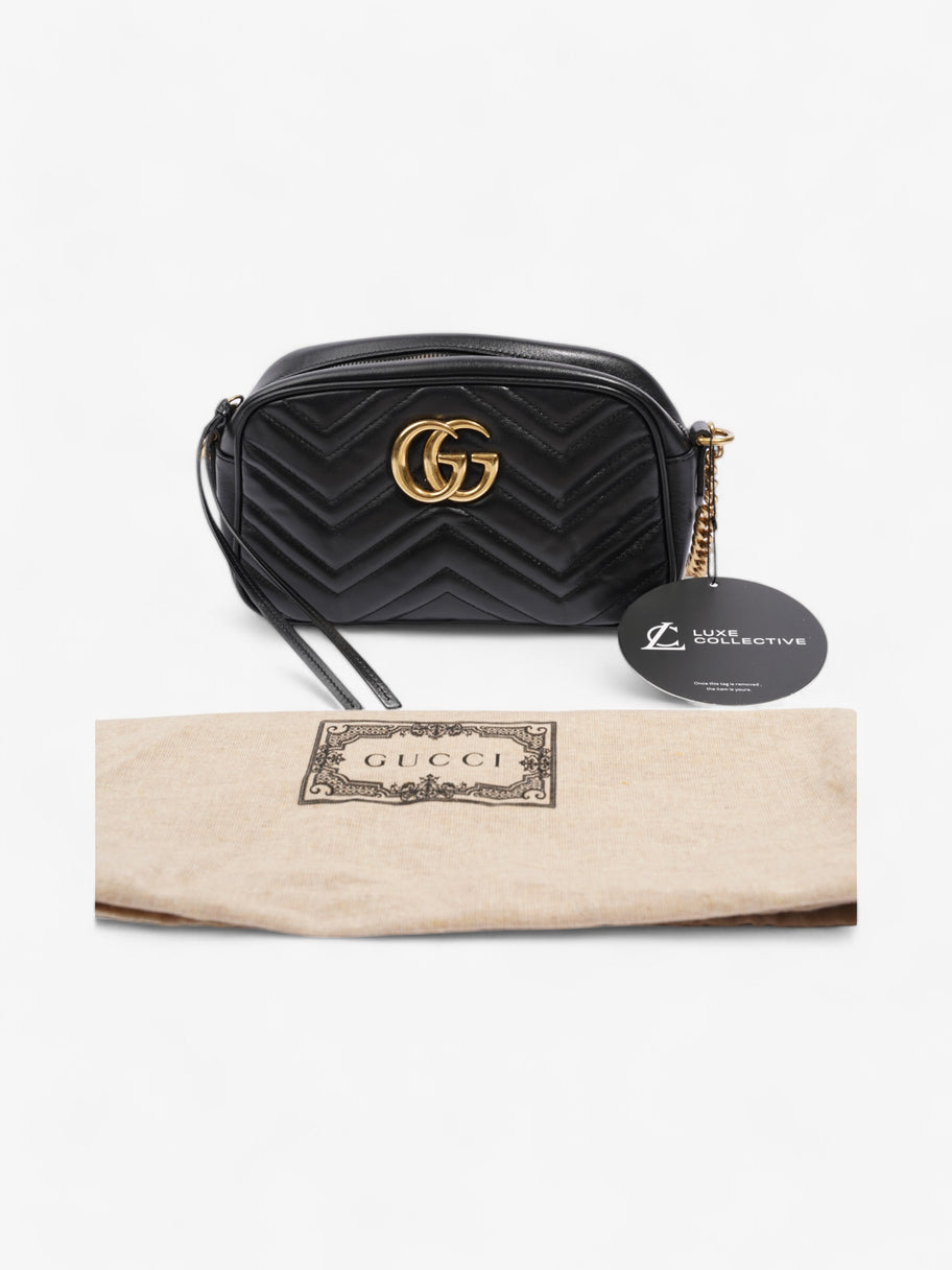 Gucci GG Marmont Black Matelasse Leather Small Image 10