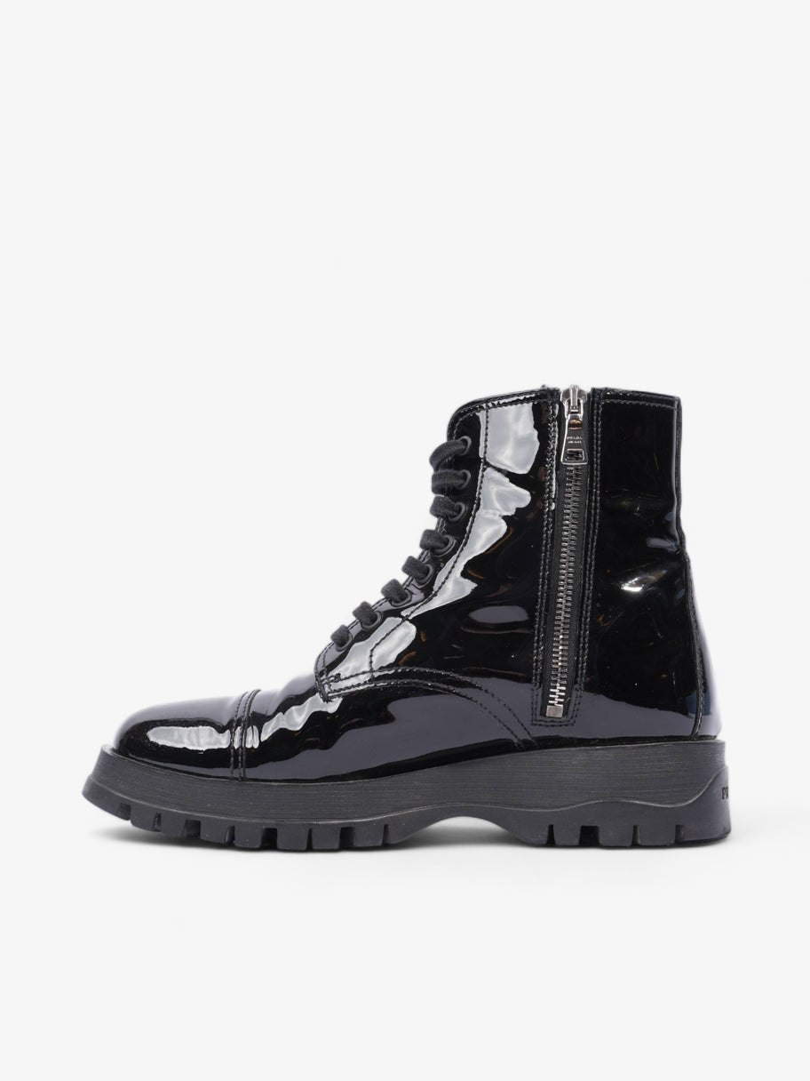 Prada Boots Black Patent Leather EU 36.5 UK 3.5 Image 3