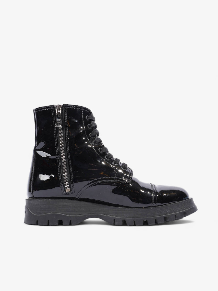 Prada Boots Black Patent Leather EU 36.5 UK 3.5 Image 4