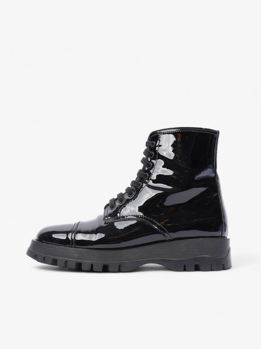 Prada Boots Black Patent Leather EU 36.5 UK 3.5 Image 5