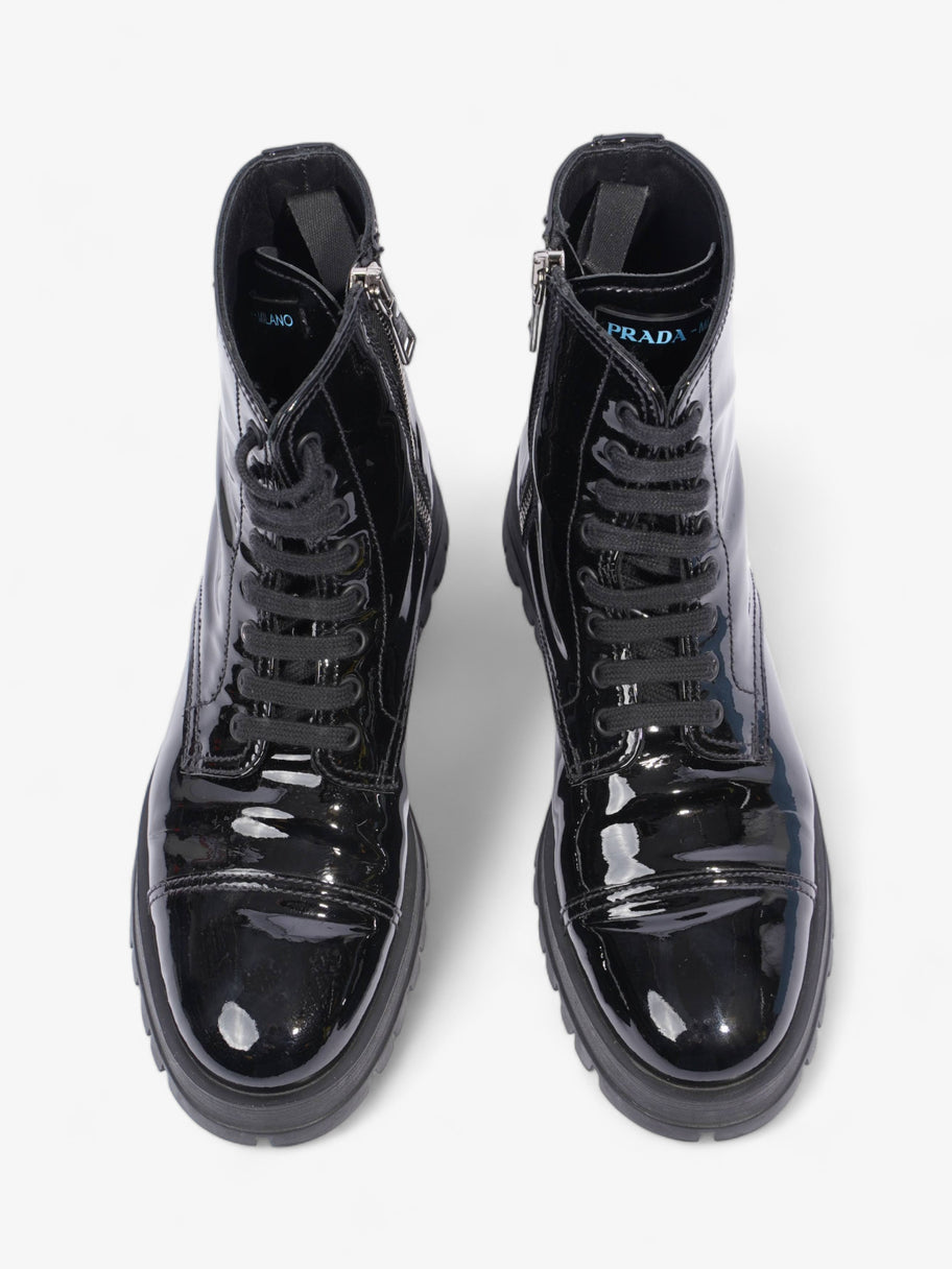 Prada Boots Black Patent Leather EU 36.5 UK 3.5 Image 8