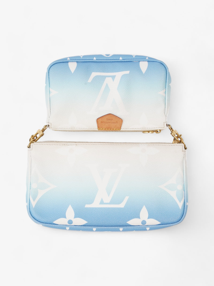 Louis Vuitton By The Pool Multi Pochette Accessoires Blue Gradient Monogram Coated Canvas Image 4