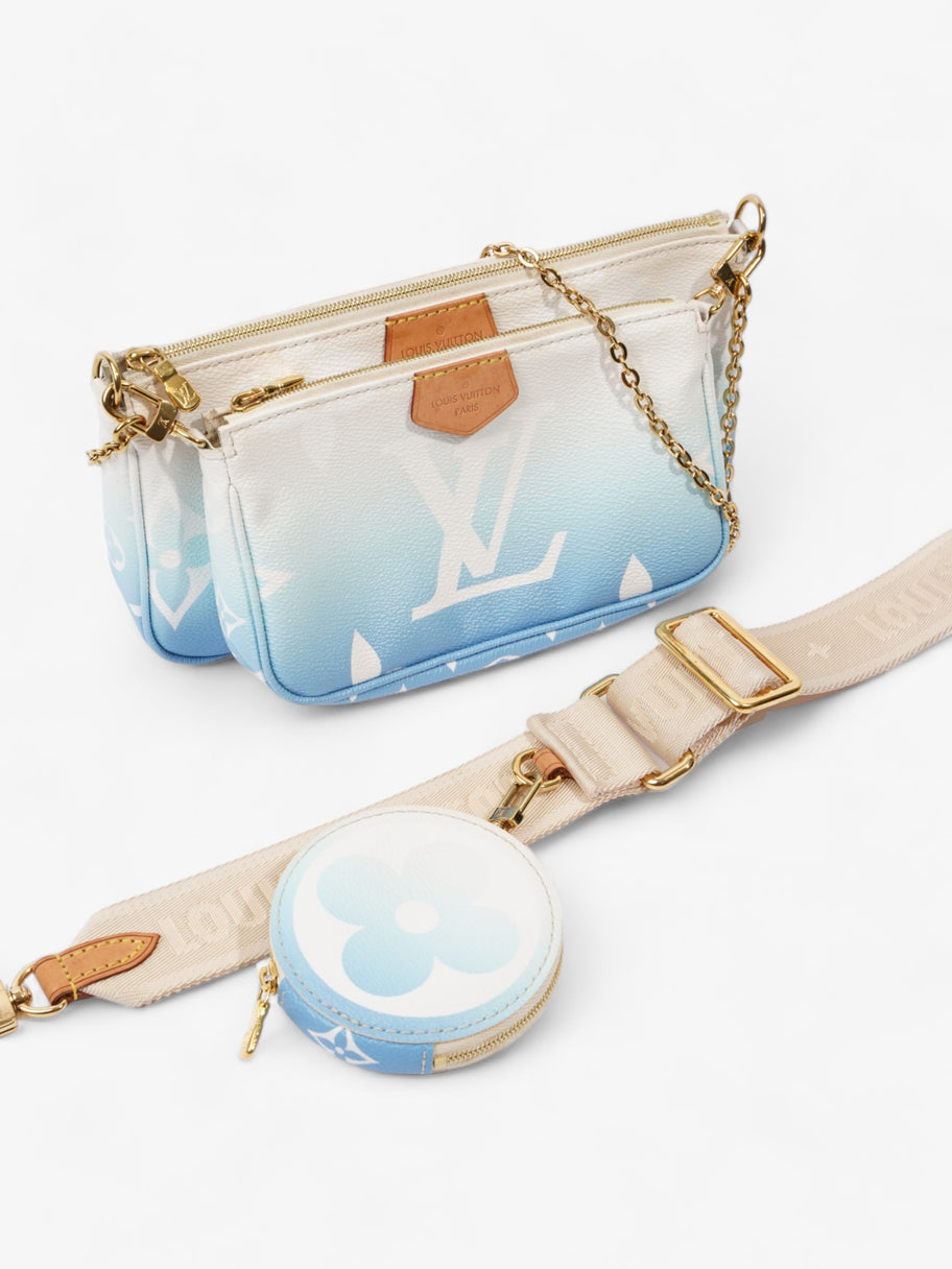 Louis Vuitton By The Pool Multi Pochette Accessoires Blue Gradient Monogram Coated Canvas Image 8