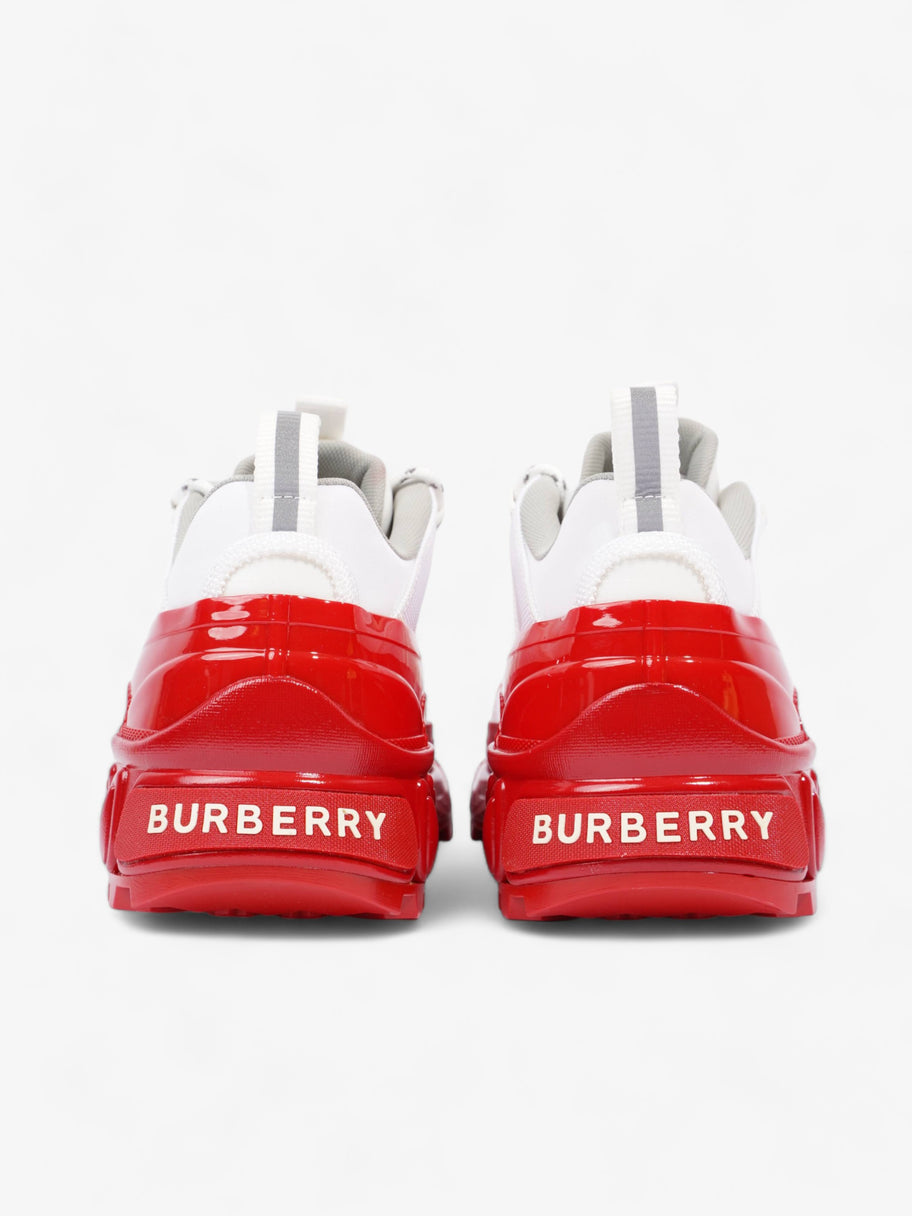 Burberry Arthur White / Red Nylon EU 35 UK 2 Image 6