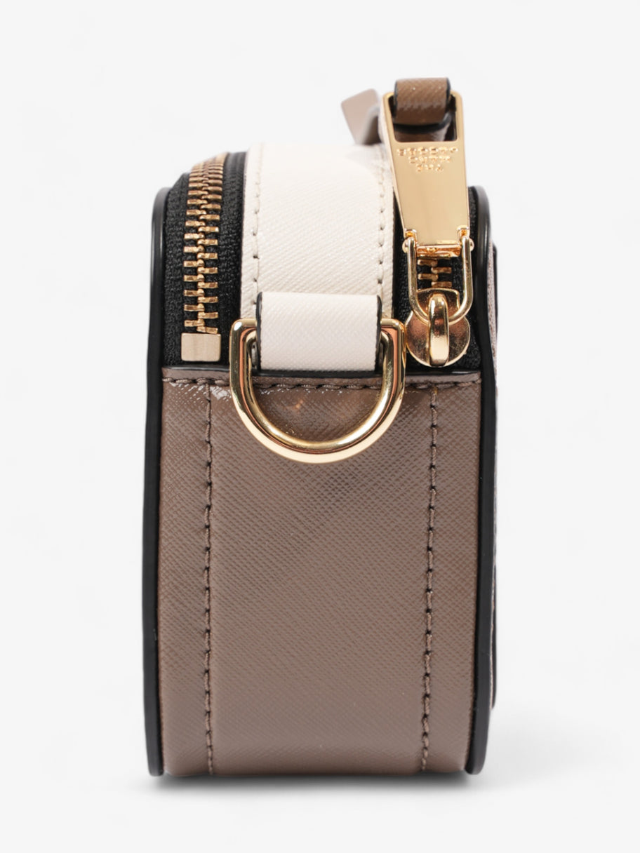 Marc Jacobs The Snapshot Bag Beige / Black / White Leather Image 3