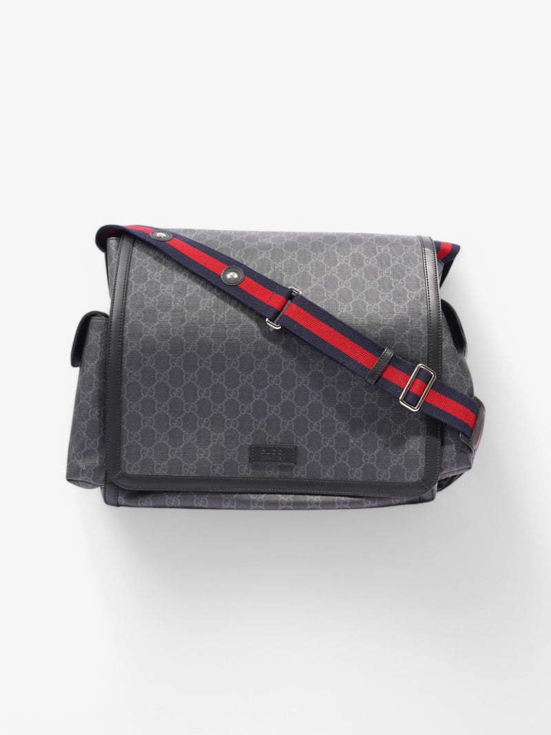  Gucci Baby Changing Bag Black Coated Canvas