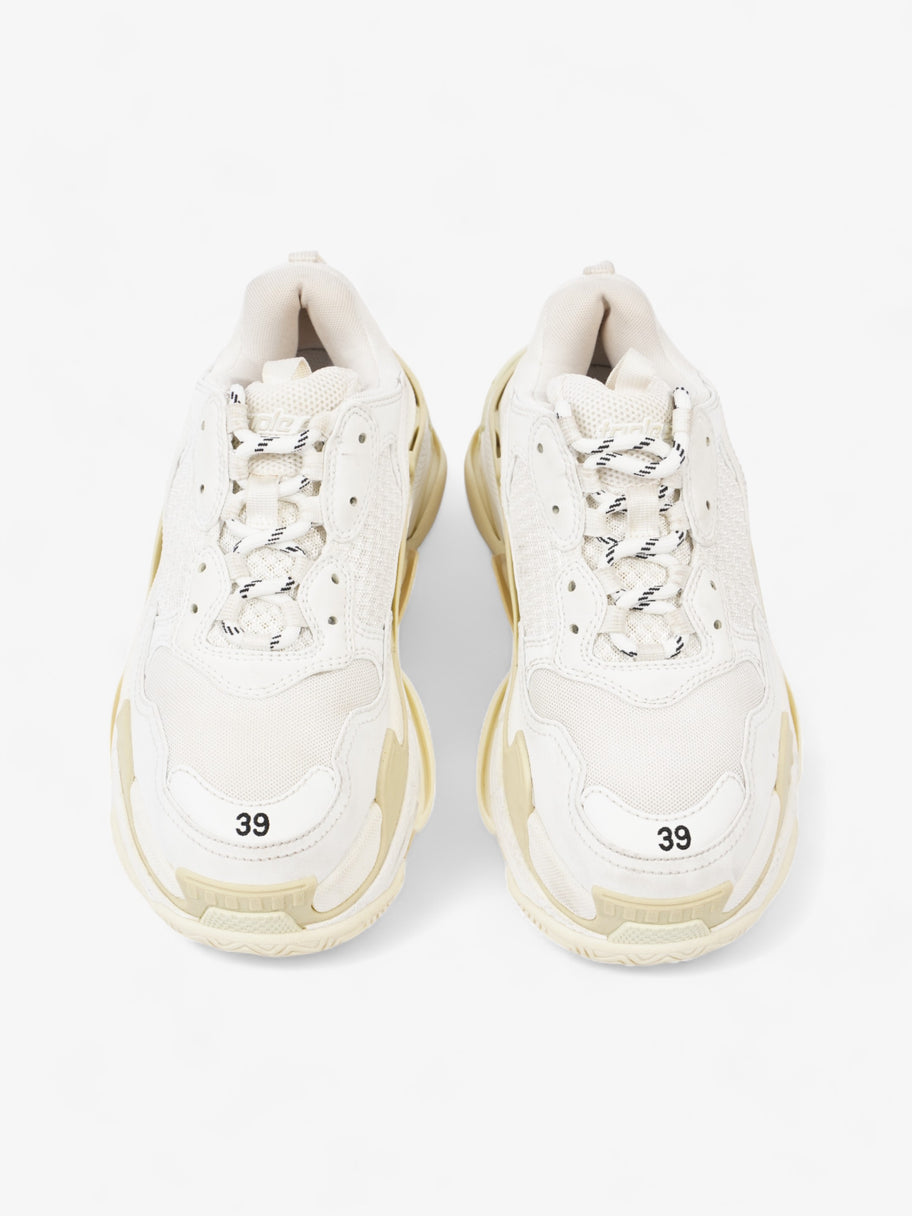 Balenciaga Triple S White / Cream / Black Mesh EU 39 UK 6 Image 8