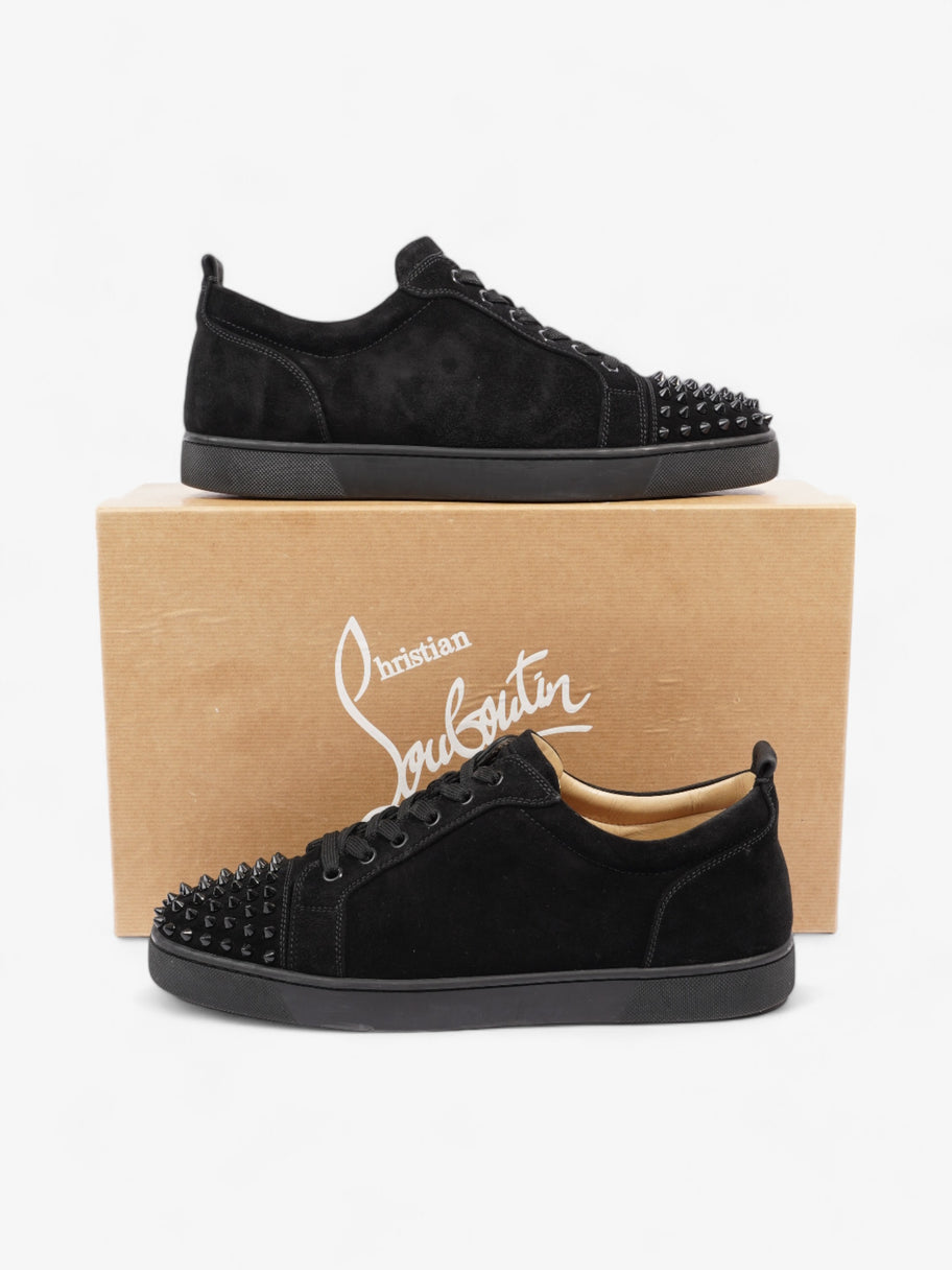 Christian Louboutin Louis Junior Spikes Black Suede EU 44 UK 10 Image 10