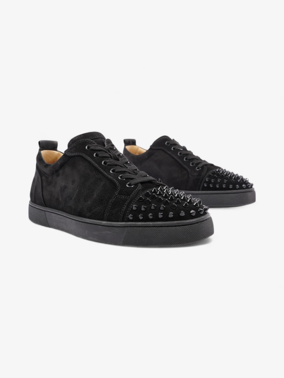 Christian Louboutin Louis Junior Spikes Black Suede EU 44 UK 10 Image 2