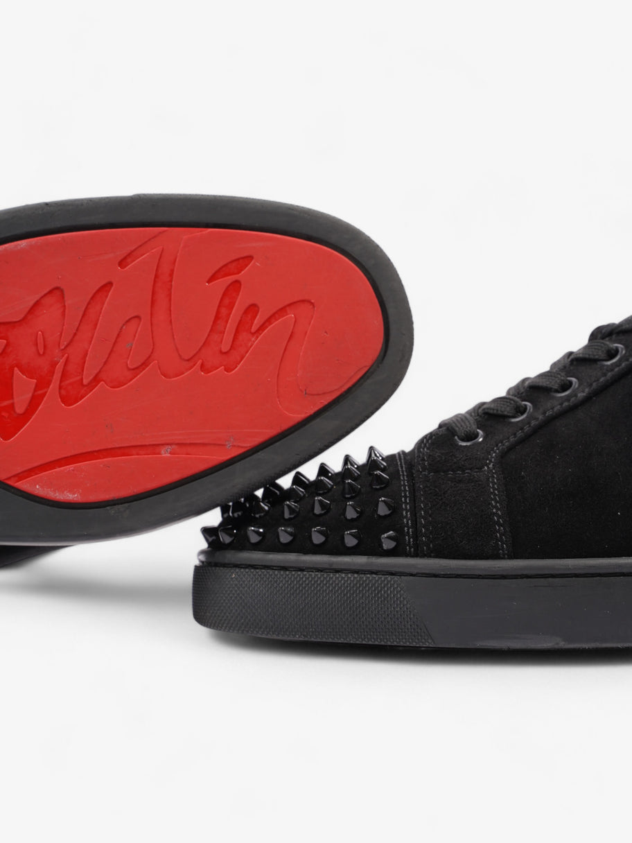 Christian Louboutin Louis Junior Spikes Black Suede EU 44 UK 10 Image 9