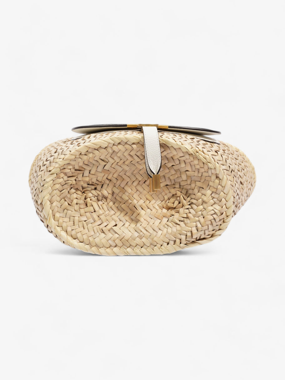 Chloe Marcie Basket Neutral / White Raffia Medium Image 6