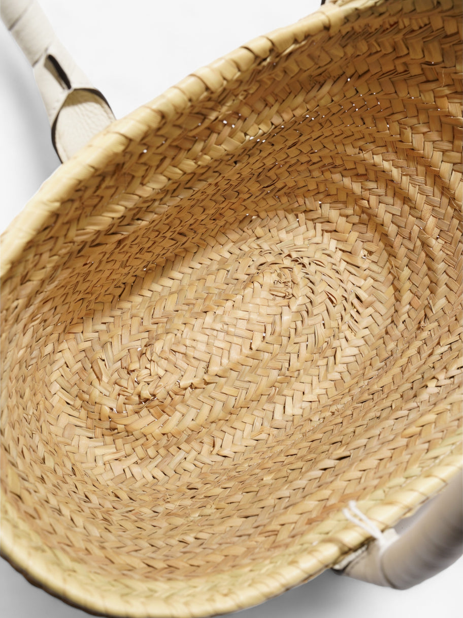 Chloe Marcie Basket Neutral / White Raffia Medium Image 7