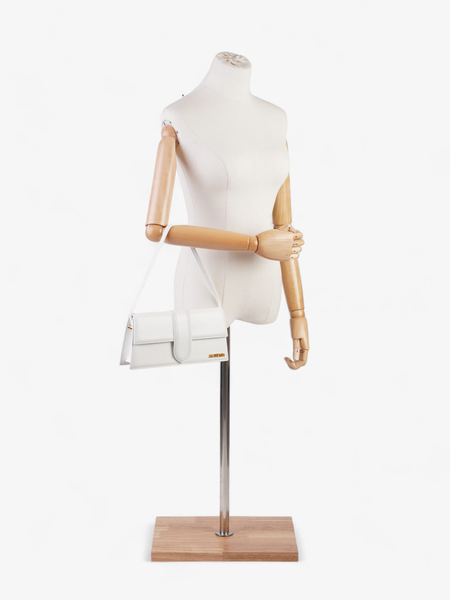 Jacquemus Le Bambino Long White Leather Image 2