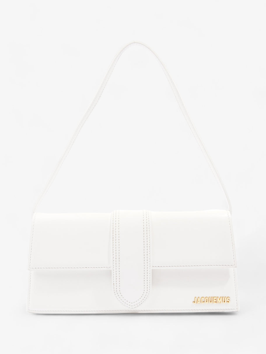 Jacquemus Le Bambino Long White Leather Image 1