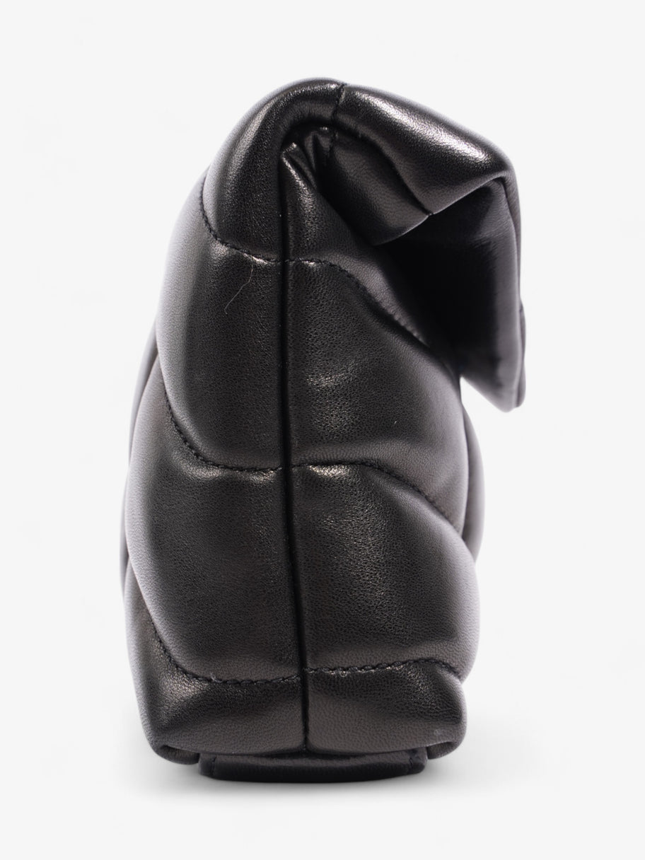 Saint Laurent Puffy Pouch Black Calfskin Leather Image 5