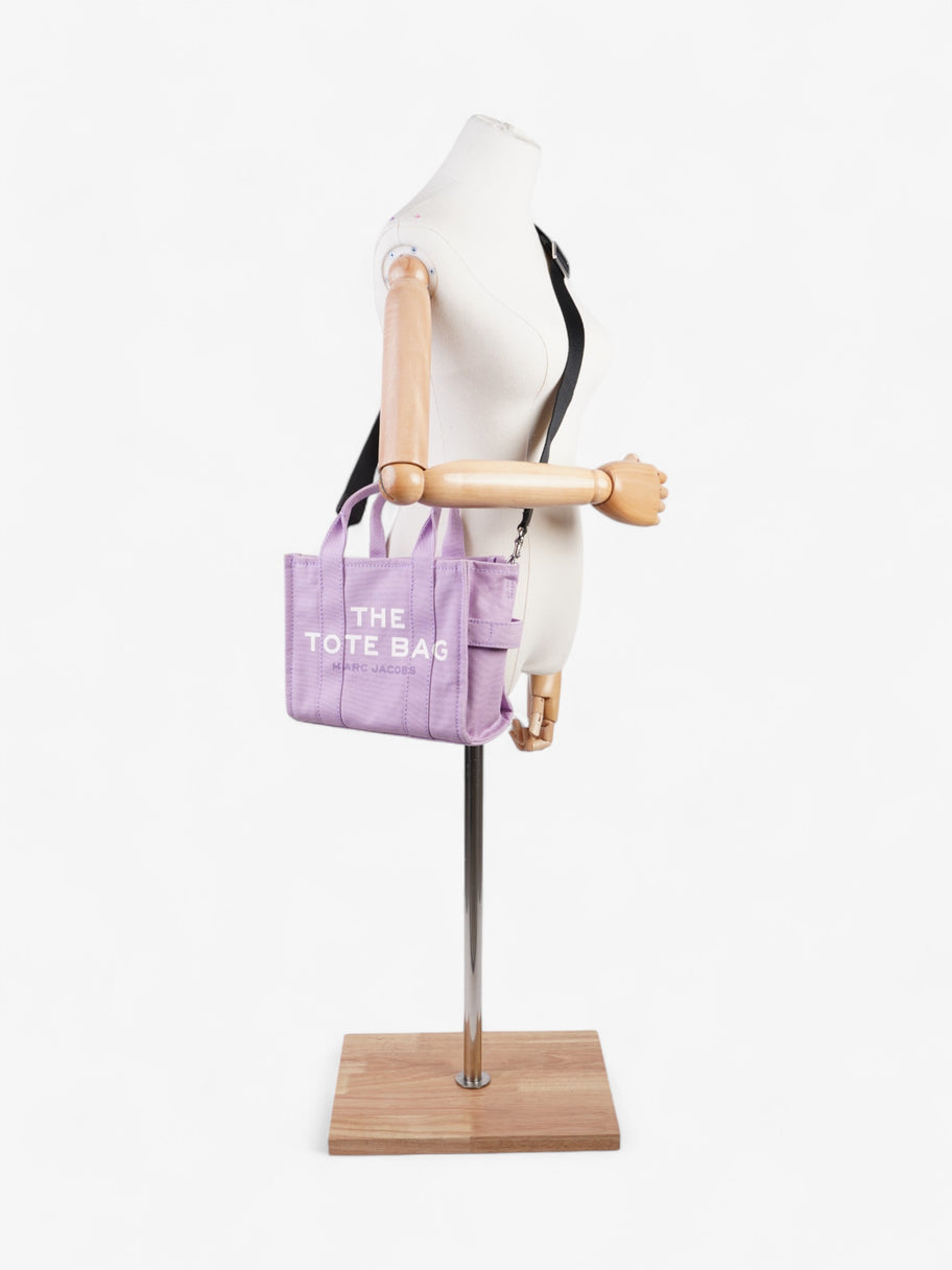 Marc Jacobs The Tote Bag Lilac Canvas Small Image 2