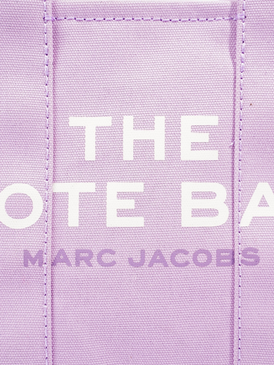 Marc Jacobs The Tote Bag Lilac Canvas Small Image 7