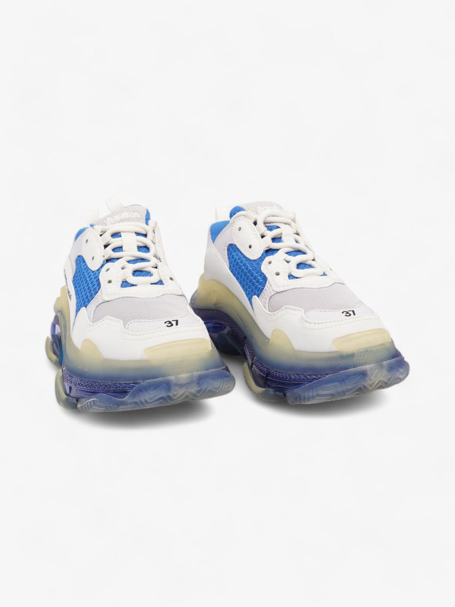 Balenciaga Triple S Clear Sole White / Blue Mesh EU 37 UK 4 Image 2